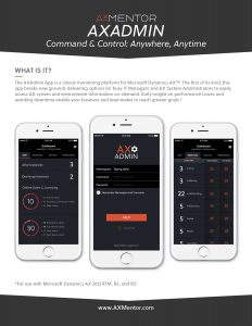 AXAdmin Product Sheet